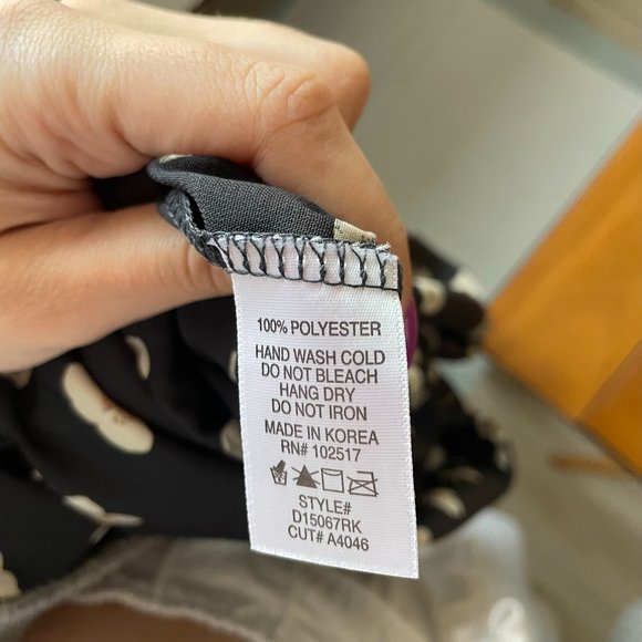 Soprano / Black & Cream Floral Off The Shoulder Midi Dress - Picture 8 of 8